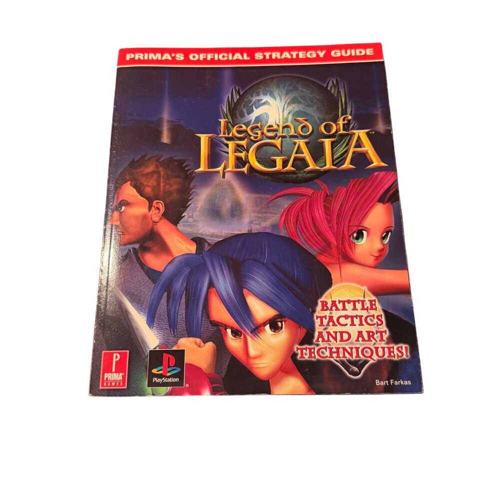 Legend Of Legaia Primas Official Strategy Guide PlayStation Battle Tactics & Art